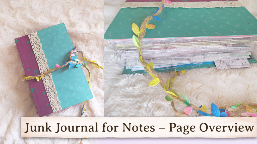 Junk Journal for Notes – Page Overview