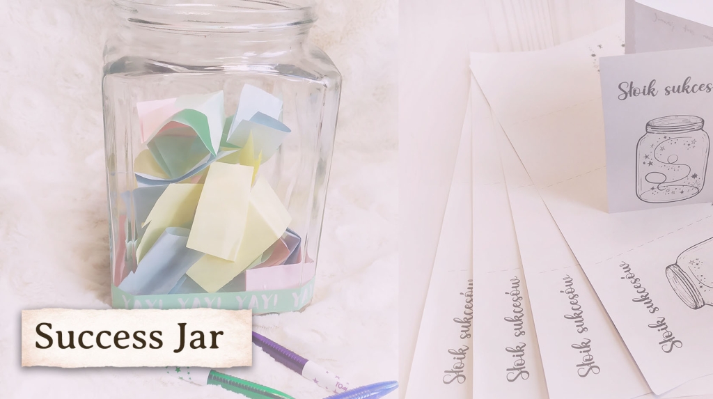 Printable Success Jar