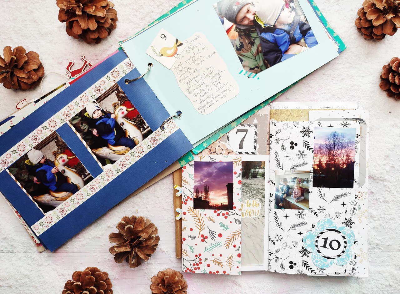 Dwie rozkładówki z grudniowników.