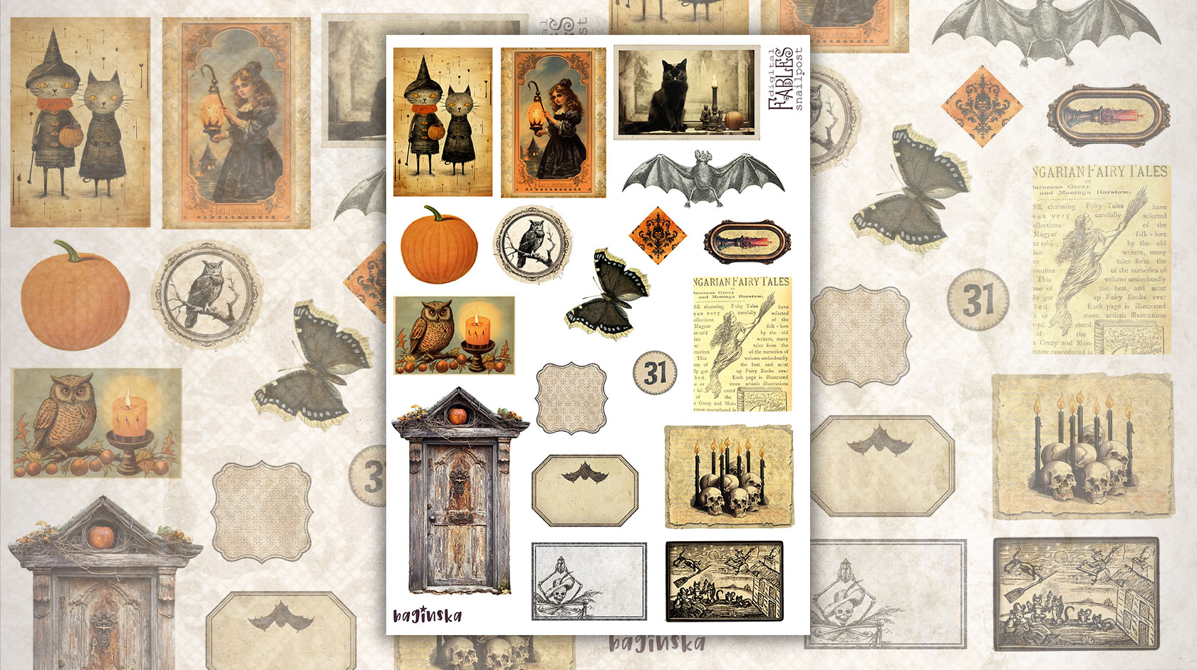 jpg view with several halloween-themed pictures